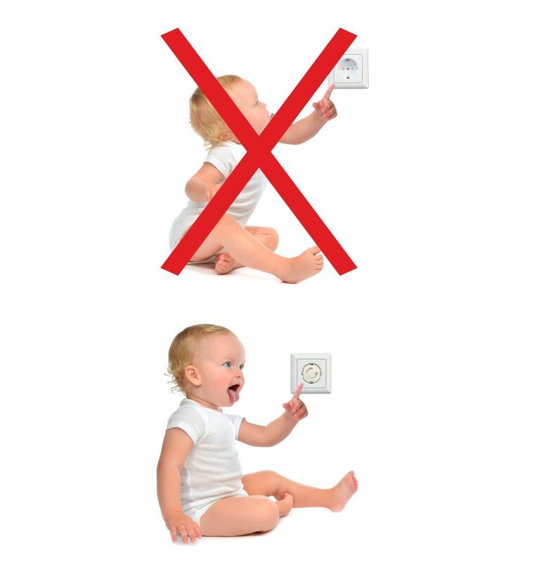 10 Buah Penutup Outlet Kunci Aman Plastik Keamanan Elektrik Keselamatan Bayi Perawatan Anak-anak Lubang Kejutan Listrik Perlindungan Soket