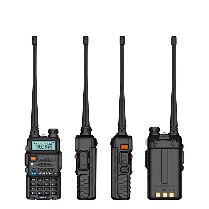 Baofeng-walkie-talkie de doble banda, Radio de mano, UV-5R, bidireccional, UV-5R