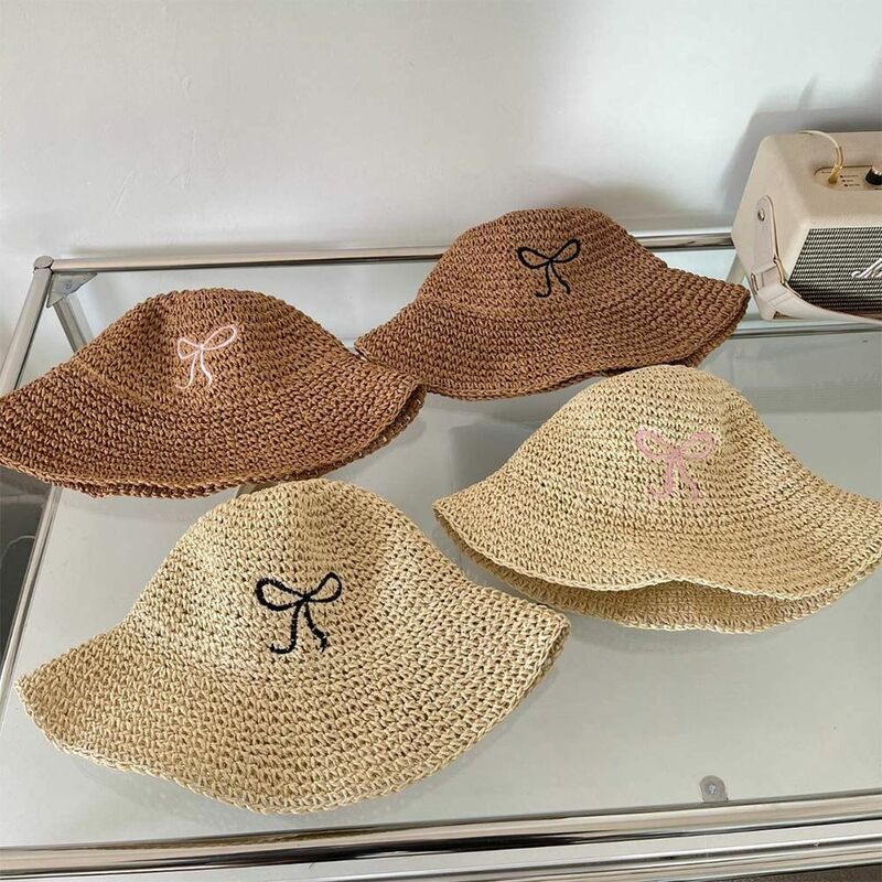 Cappello da pescatore primavera estate nuovi cappelli da pescatore con protezione solare ad asciugatura rapida cappelli da pescatore con cinturino a fiocco in tinta unita traspiranti campeggio all'aperto