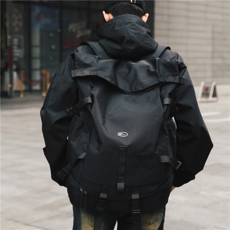 Główna ulica plecak dla mężczyzn kobiet nowa, w stylu Streetwear torby modny plecak wypoczynek na świeżym powietrzu plecaki o dużej pojemności pary Unisex