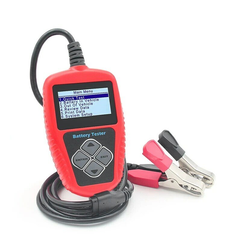 Akumulator samochodowy narzędzie BA101 Tester akumulatora samochodowego 12V 100-2000CCA System baterii wykrywania automatycznego obciążenia PK KW208 wersja azjatycka
