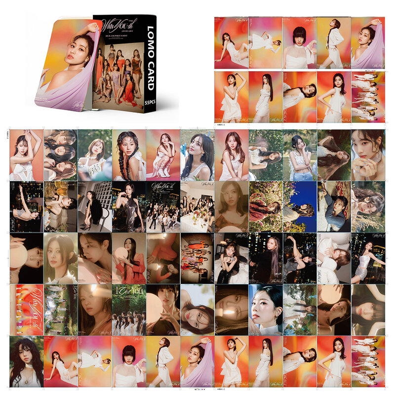 54 Stks/set Kpop Tweemaal Itzy Photocard Nieuw Ablum 2024 Korea Ansichtkaart Lomo Kaarten Fotokaart Schattige Posterprint Fans Giftds Fans Cadeau