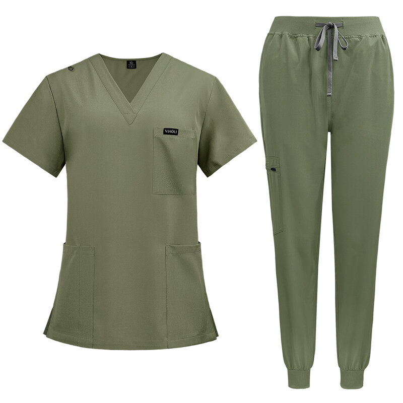 Multylcolors Hospital Medical Scrub Suits Uniform donna uomo Scrubs Set Beauty Work Clothes accessori per infermiere tuta per chirurgia dentale