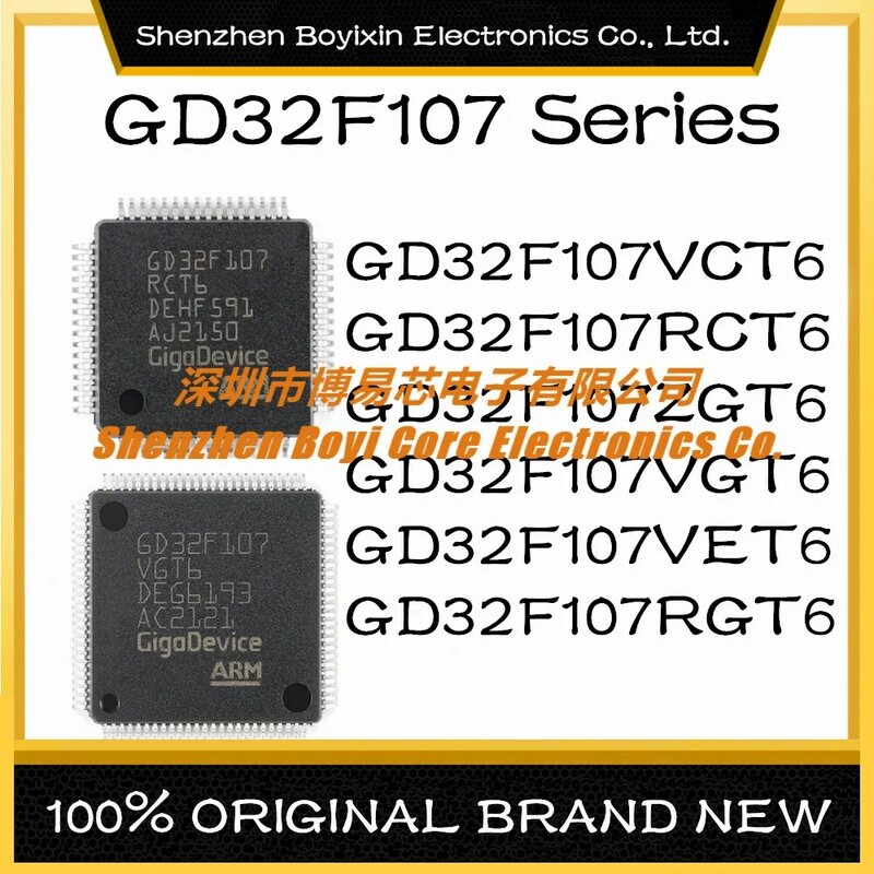 GD32F107VCT6 GD32F107RCT6 GD32F107ZGT6 GD32F107VGT6 GD32F107VET6 GD32F107RGT6 Microcontrollore (MCU/MPU/SOC) IC Chip
