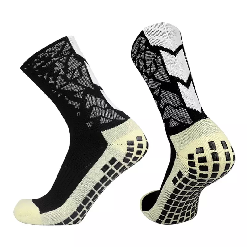 Новинка, противоскользящие спортивные носки, утолщенные Дышащие футбольные носки для мужчин и женщин, для бега на открытом воздухе, велоспорта