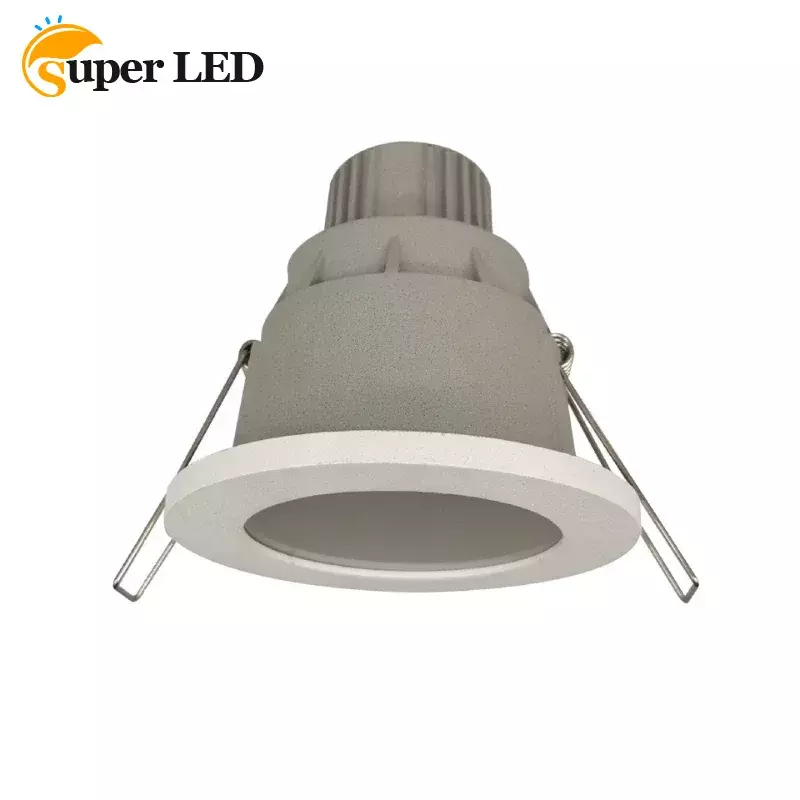 Liga de alumínio luminária, Módulo LED Gu10, MR16 Down Spot Light Frame, redondo e quadrado, IP44