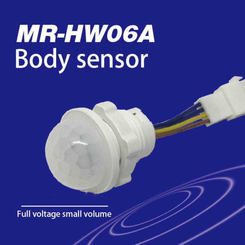 Mini Detector de Módulo de Sensor Infravermelho PIR Controlador Smart Switch Cabeça de Scan de Mão Humana AC 85-265V, Home Indoor, Iluminação LED