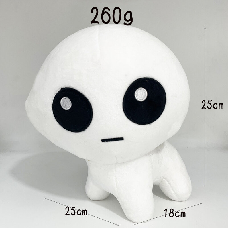 White Big Eye 25cm Tbh Creature Soft Plush Toy Anime Cute Creature Plushie Stuffed Pillow Doll Birthday Gift For Children