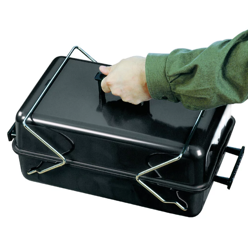 Портативный Настольный угольный гриль для приготовления пищи, кемпинга и пляжа, черный цвет, CHARG Broil 190