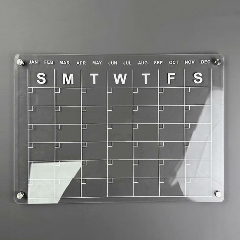 Kühlschrank Planer Board keine Spur leichte magnetische Kühlschrank Magnet Kühlschrank Acryl wieder verwendbare Kalender Whiteboard
