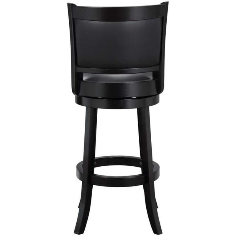 Барный поворотный стул borлаам аугаста высотой, 29 дюймов, черный
