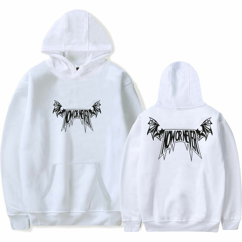 Inverno Casual Graphic Hoodies, Xplr Colby Now NunCA Merch, Streetwear Logo Pullovers