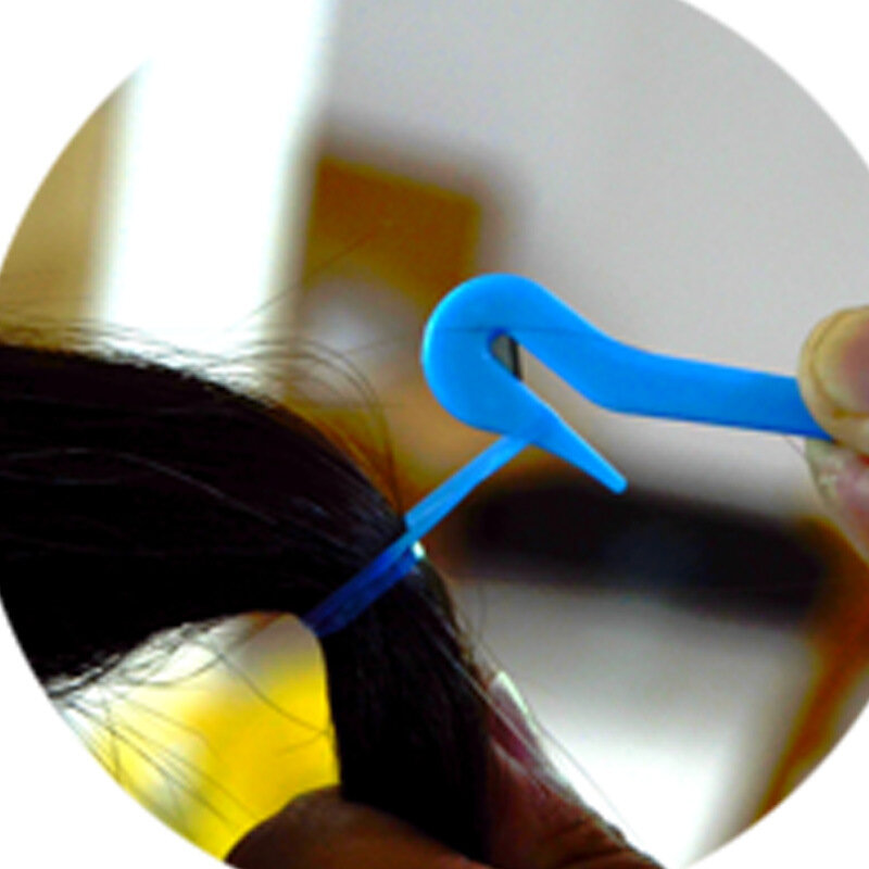 Jednorazowe elastyczne włosy gumowe opaski tkackie kuter dla dziewczynek dzieci Kawaii narzędzie do usuwania stylizacja nakrycia głowy akcesoria dla dzieci