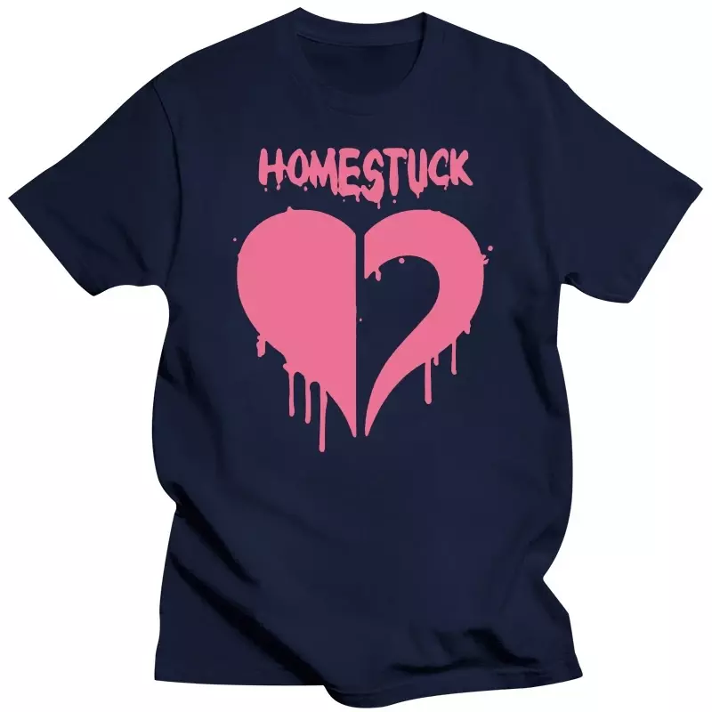 Short Sleeve brand tshirts mens fashion tee Men's Homestuck Heart logo T Shirt summer male raglan sleeve euro size 2024.Summer