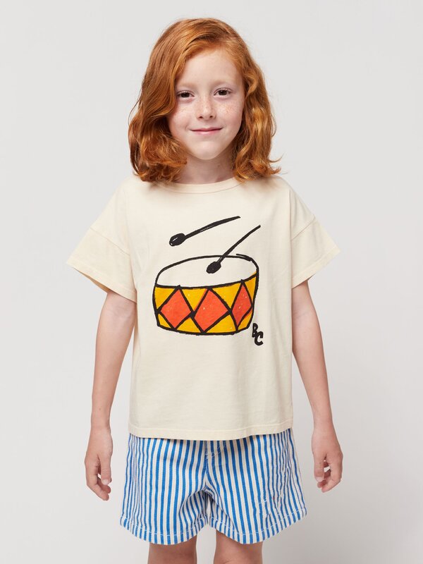 Auf Lager! 2024 Sommer bc neues Produkt Kinder Instagram Cartoon Spaß Kurzarm Innen lässig T-Shirt