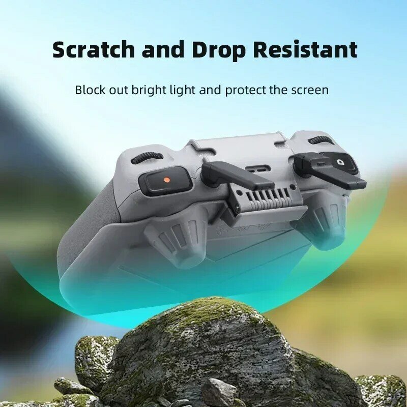 Full Screen Protection Sunshade for DJI Mini 4 Pro/Air 3 Sun Hood RC Joysticks Protector for DJI RC 2 Remote Controller