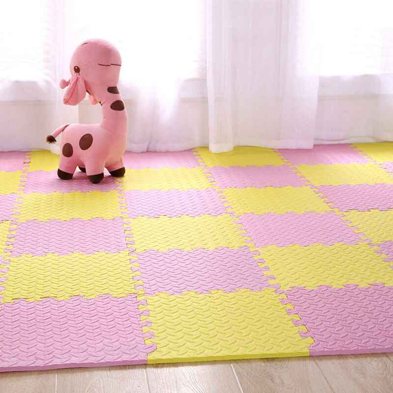 9pcs Eight-day Foam Mat with Boards Children s Puzzle Mat Baby Playing Interlocking Foam Floor Pad Sets