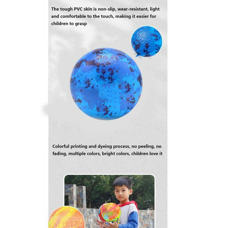 ลูกบอลเด้งสำหรับเด็ก5.9นิ้วแฮนด์บอลกลางแจ้งบรรเทาความเครียดลูกบอลเด้งสำหรับเด็กประสาทสัมผัสของเล่นคลายเครียด Relief รู