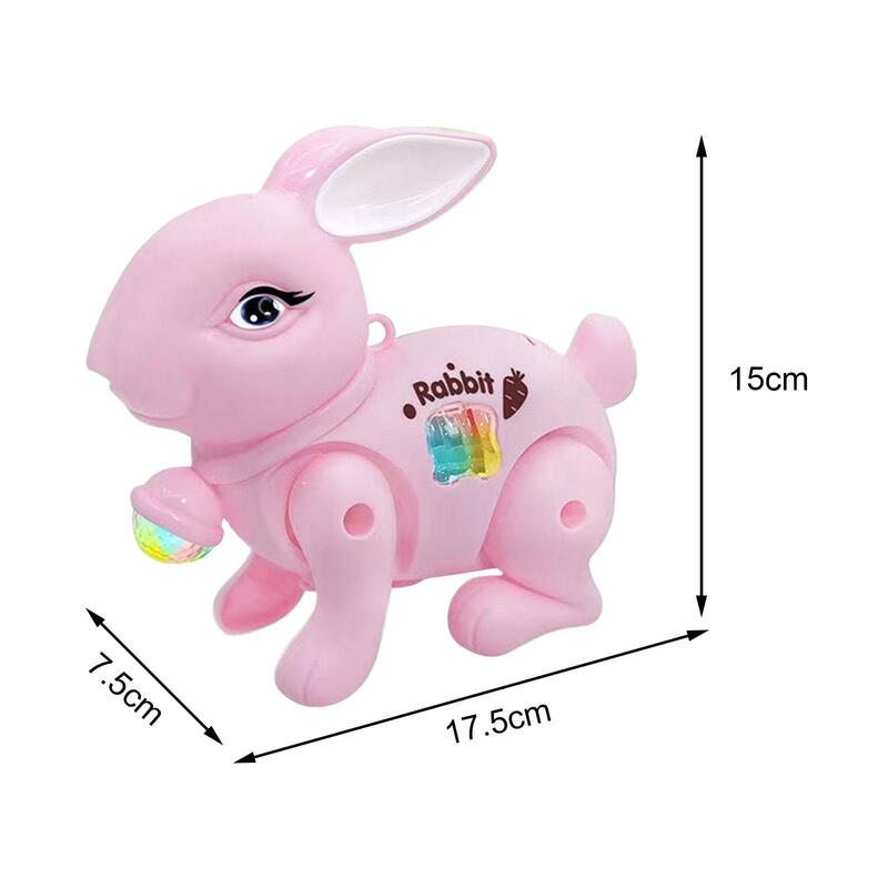 Elétrico salto coelho pet brinquedo, cedo aprendizagem Cartoon bebê rastejando brinquedo