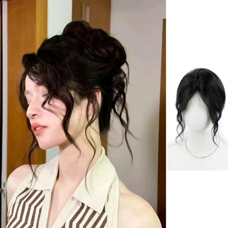 Wigs INS Lazy Eight Character Bang Wig Piece Simulates Natural Invisible Sweet Temperament Women's Wig