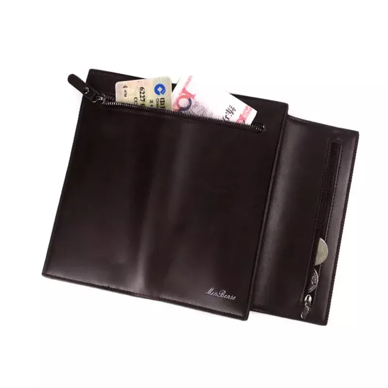HHB02   Men's long wallet men's wallet double zipper men's clutch business large capacity high quality
