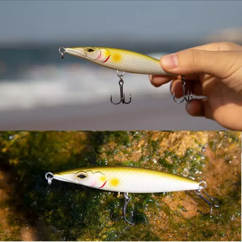 TEKNIK WTD Pencil Fishing Lure Stickbait Wobblers Topwater Baits Long Casting Asturi Lure Seabass 90mm/110mm/130mm/150mm