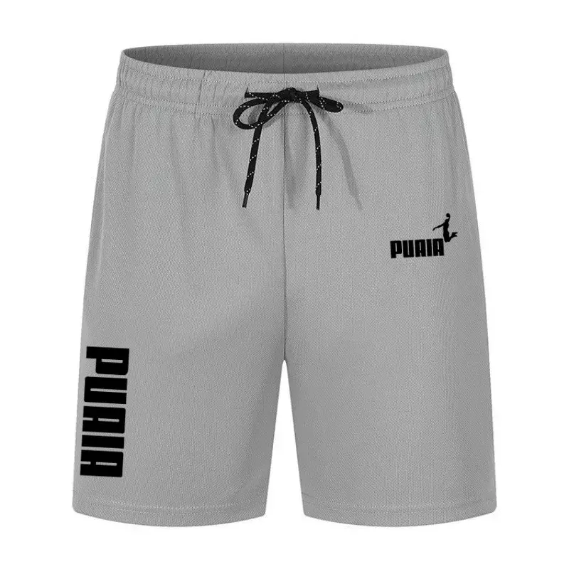 2024 Summer Shorts Men's running casual sports shorts Polyester Breathing Gym fitness stretch rope basketball pants