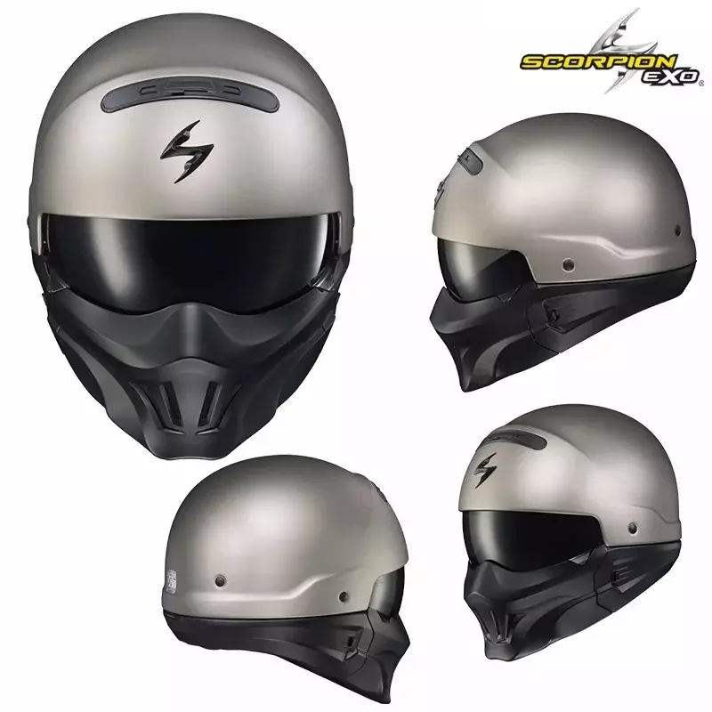 American Scorpion casco moto fuoristrada fuoristrada rally casco da viaggio casco integrale multi-modello opzionale