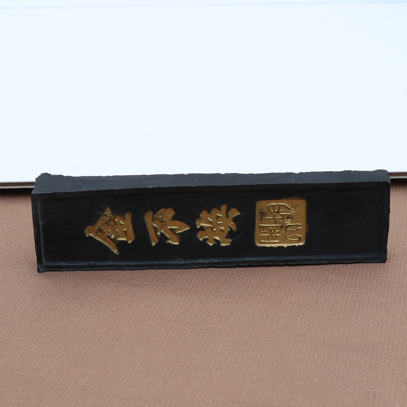 Calligrafia a inchiostro cinese Inkstone Painting Stick Stone Block Sumi Sticks pratique Strip accessori Grindingjapanese Natural Soot