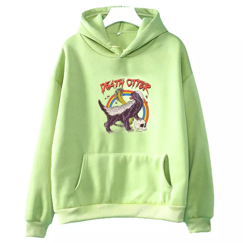 Otters Printed Hoodie High Quality Fleece Sweatshirts Original Pattern Hoody Women/men Autumn Winter Sweatwear Anime Clothes