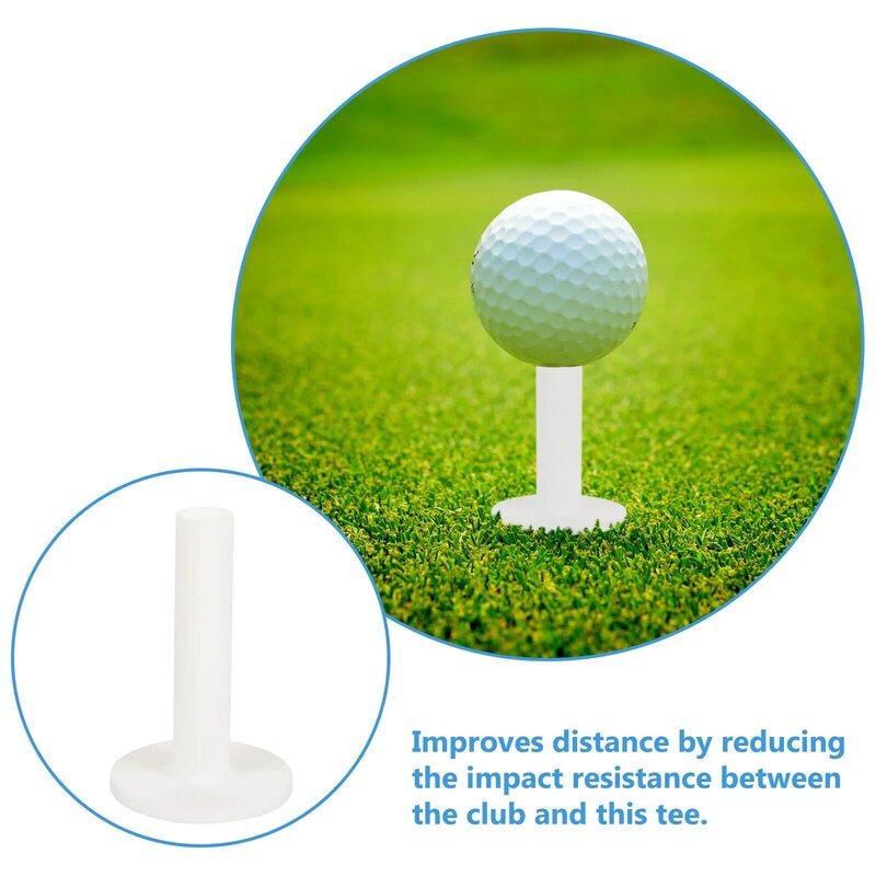 Soportes de goma para camisetas de Golf para deportes al aire libre, rango de conducción de 50mm, 54mm, 60mm, 70mm, 80mm, novedad