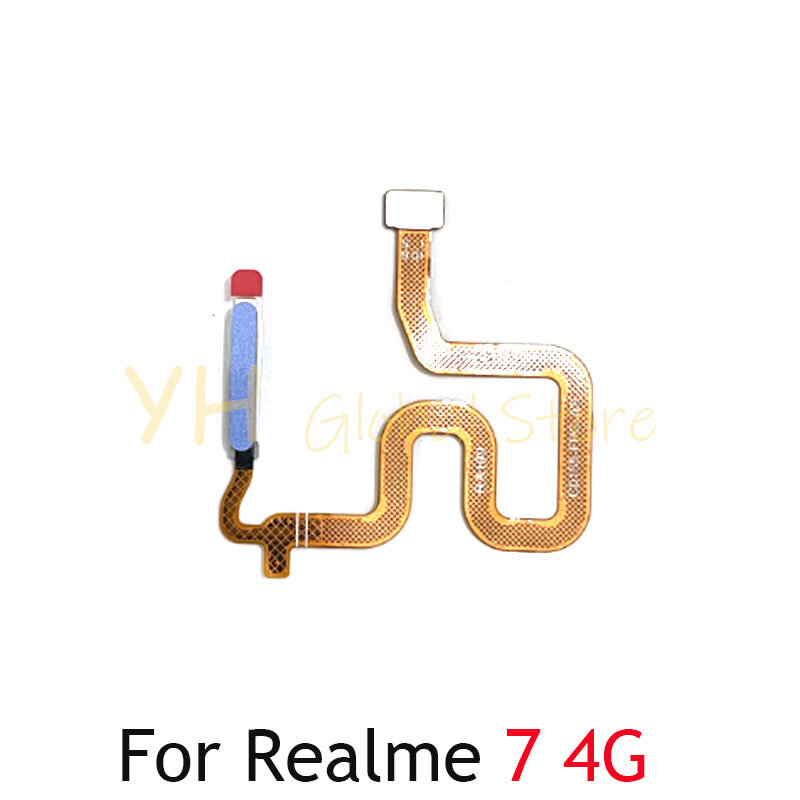 For OPPO Realme 6 / 6 Pro / 7 / 7i Fingerprint Reader Touch ID Sensor Return Key Home Button Flex Cable Repair Parts