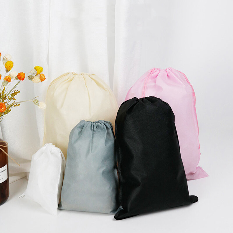 Borsa con coulisse borse per la spesa borsa portaoggetti portatile borsa da viaggio pieghevole borse Organizer vestiti imballaggio multiuso ecologico