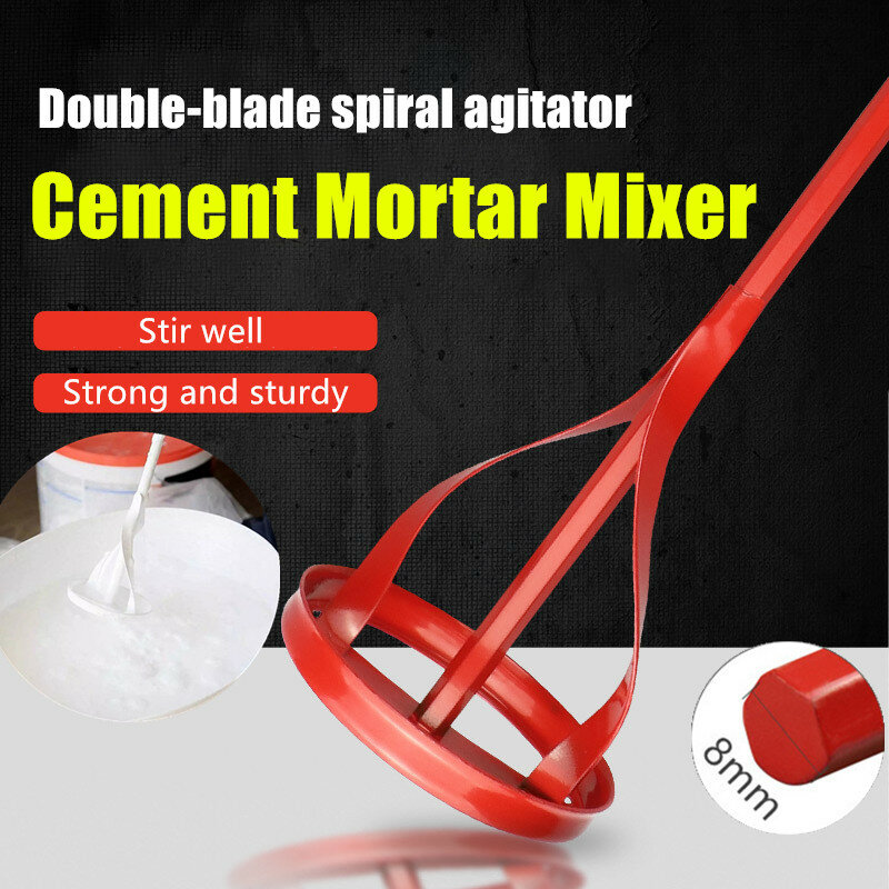 Electric Cement Stirring RodHexagonal Handle Electric Hammer Impact Drill Mixing Paddle Putty Powder Paint Mixer Attachment