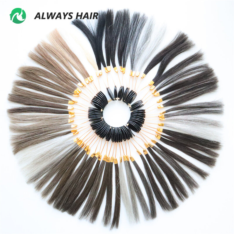 Anel de cor toupee masculino, anel acessórios para sistema capilar, 64 cores
