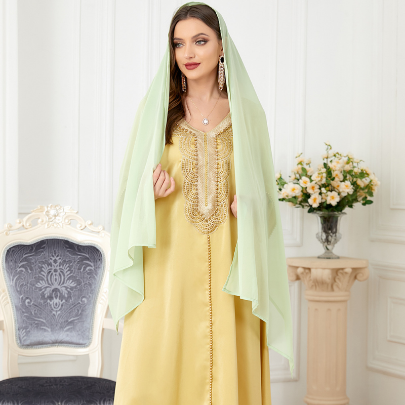 이슬람 히잡 내셔널 솔리드 컬러 쉬폰 여성 헤드 스카프, 중동, 유럽, 미국 및 두바이용 무슬림 아바야 드레스