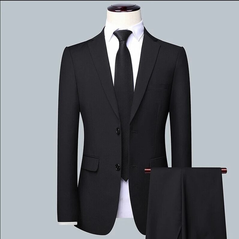 Ternos masculinos personalizados, lapela de veludo, 1 botão, blazer, calças, com pico, fino, feito sob medida, tamanho grande, casamento, 2 peças