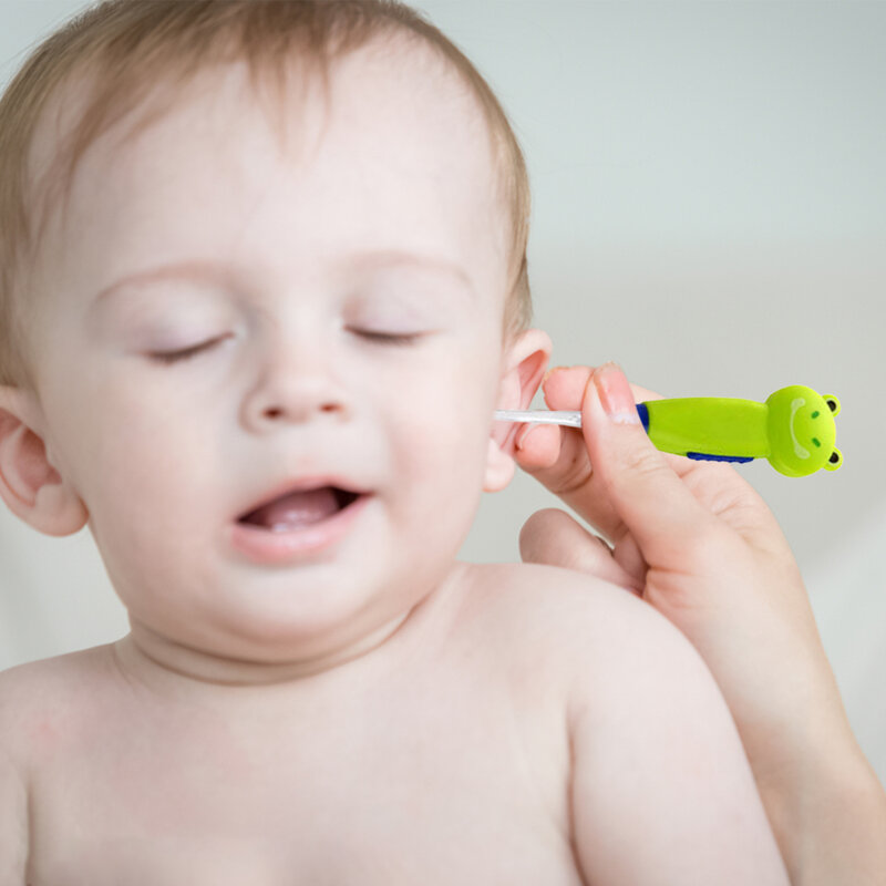 Herramienta de extracción de cera de oído para bebé, limpiador de oídos con luces LED, Kit de pinzas de cureta, 4 estilos