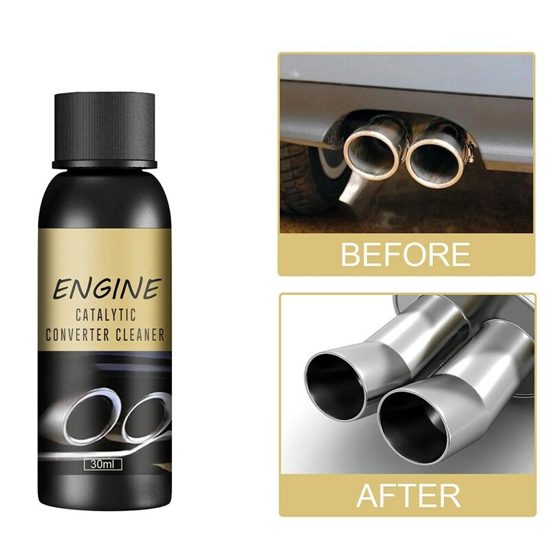 30ML Universal Car Catalytic Converter Cleaner Vehicle Gasoline Additive Engine Carbon Deposit Remove Automobile Cleaning Agent