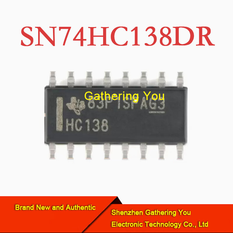 SN74HC138DR SOP16 3-line to 8-line decoder/multiplexer Brand New Authentic