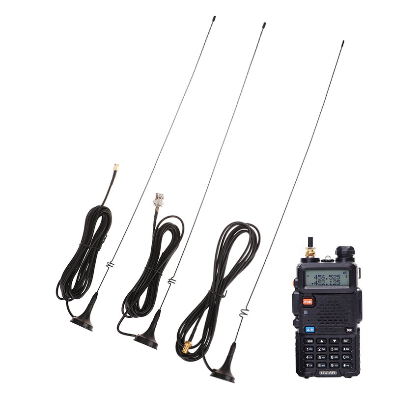 Pour NAGOYA UT-108UV UT-108 Antenne touristes Bande UHF VHF 144MHz/430MHz Pour Baofeng TYT/WOUXUN HYT Radio Bidirectionnelle 1Pc