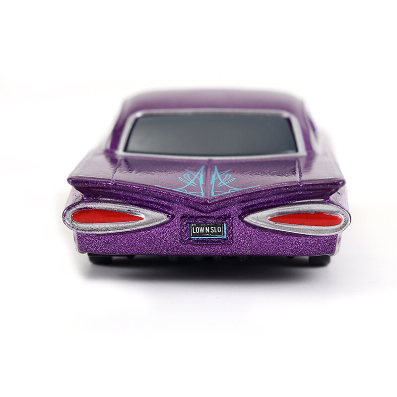 Disney pixar-disney carros para menino e menina, brinquedo do metal, fundido, roxo, relâmpago mcqueen, presente, frete grátis, 1:55