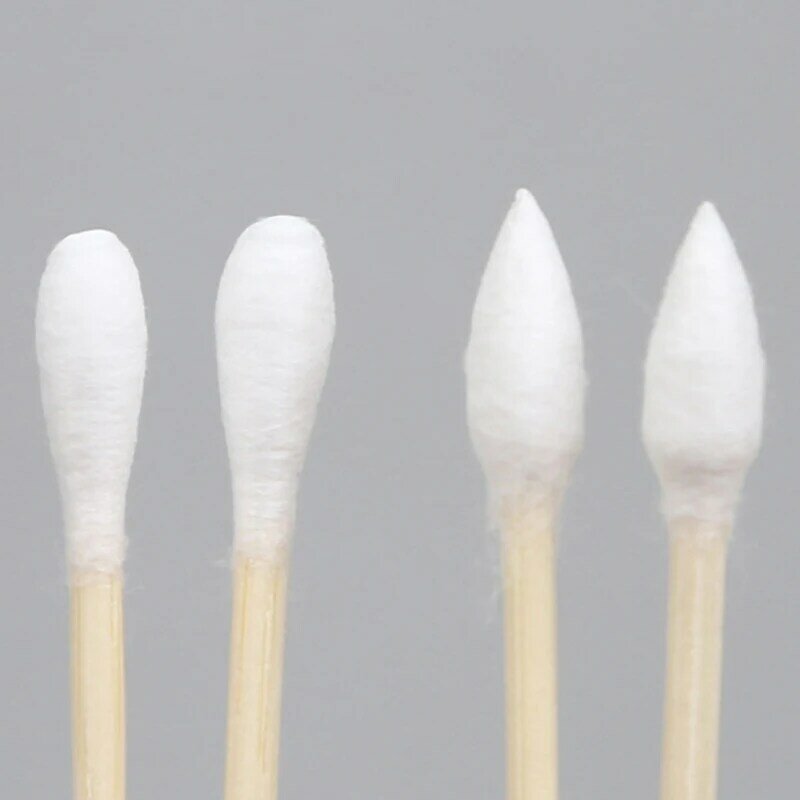 100/200Pcs Disposable Home Dual Heads Ear Cleaning Makeup Cotton Swabs Buds