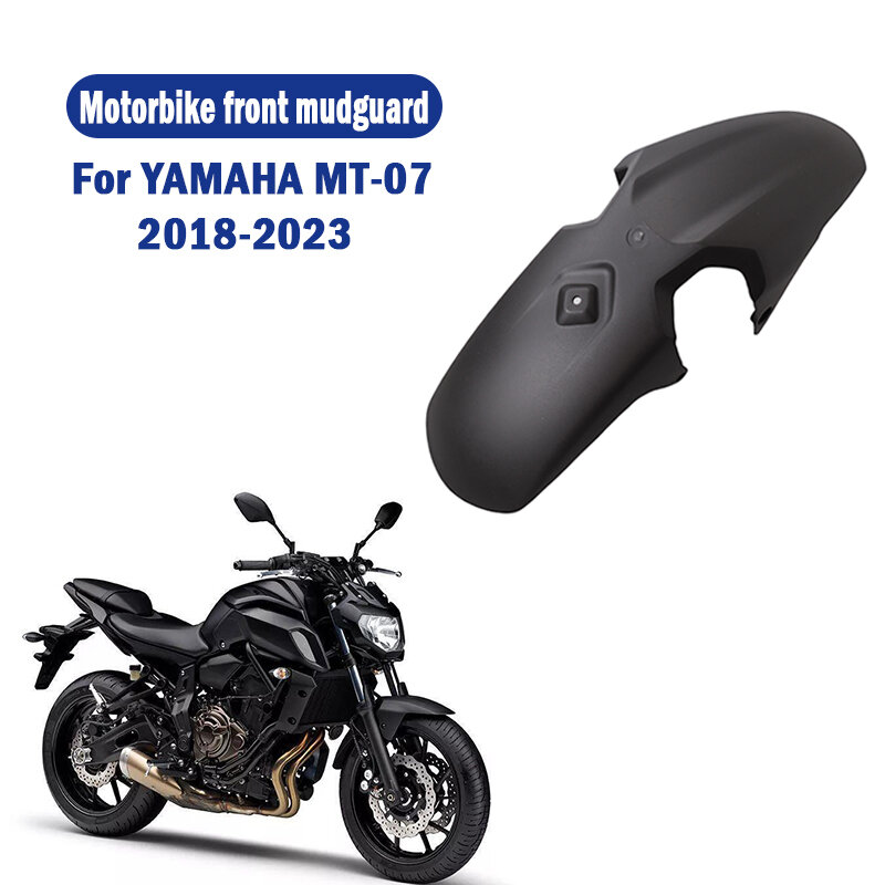 Pelindung roda depan sepeda motor, pelindung sepatbor sayap roda depan sepeda motor cocok untuk Yamaha MT-07 MT07 2018 2019 2020 2021 2022 2023