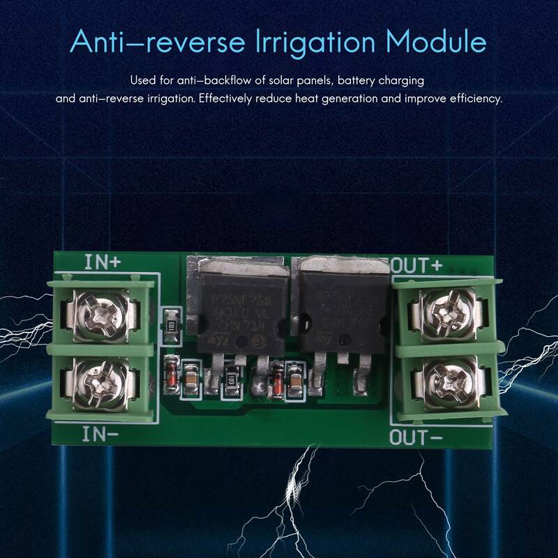 Zonne-Energie Anti-Backflow Perfecte Diode Constante Stroom Voedingsmodule Batterij Opladen Anti-Reverse Irrigatie Module
