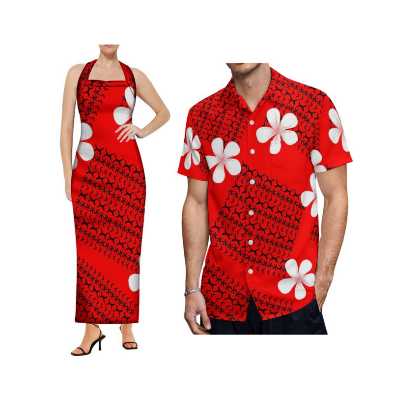 ノースリーブのポリネシアのドレス,エレガント,工場用,カスタムオンデマンドでカスタマイズ,6xl