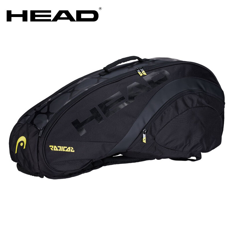 Genuine HEAD 6 Pack Tennis Bag Radical 25th Anniversary Limited Edition Tenis Rackets Backpack Large Capacity Tenis Racquet Bag