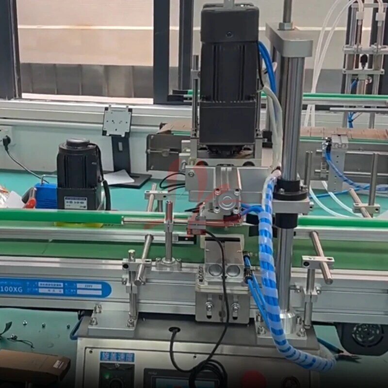 Многофункциональная автоматическая укупорочная машина для производственной линии, устройство для скручивания и запечатывания крышек, 220 В, 110 В