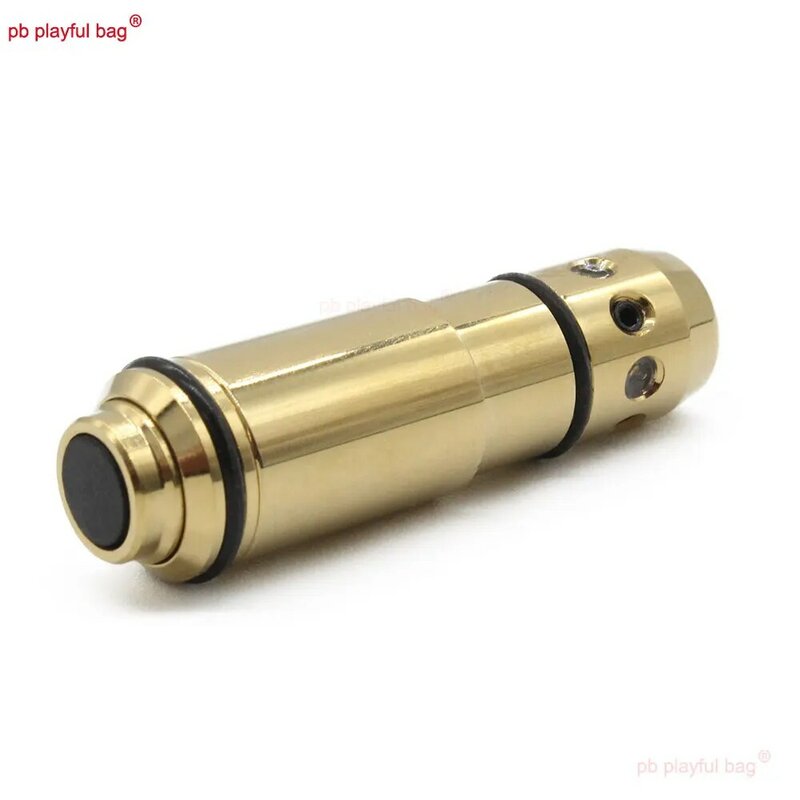 Sportowe 9mm stożkowe kolimator Red Dot mosiężne treningowe 2MW Laser Bullet 9*19mm dla dorosłych gra CS zabawki akcesoria QG498