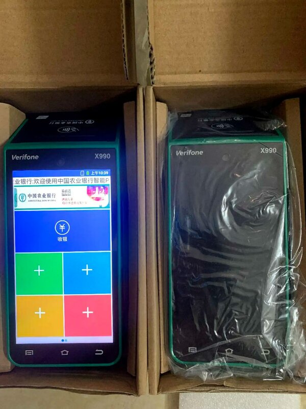 使用されたverifone x990 pos android,中国のアプリ,テクニカルサポートなし
